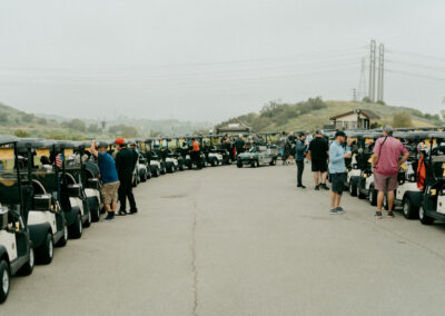 People Standing on Golf Course