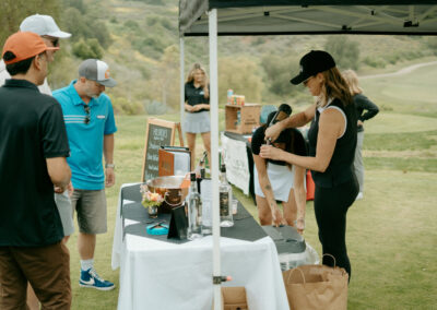 People Standing on Golf Course