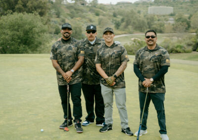 People Standing on Golf Course